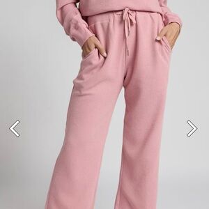 NWOT Comfrt waffle lounge pants. Sold out rose pink color.